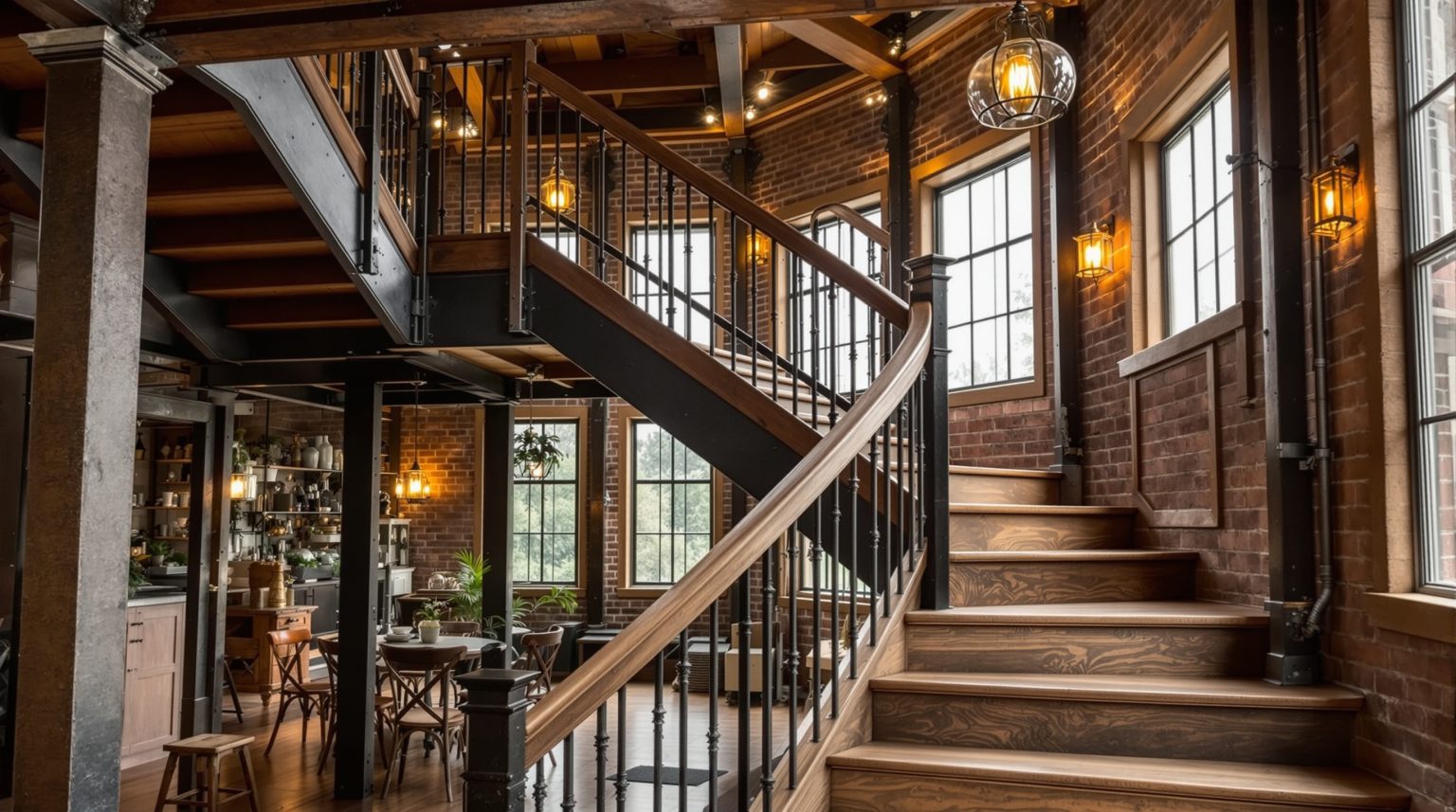 Relooker un escalier en bois en style industriel : 10 idées créatives pour une transformation réussie